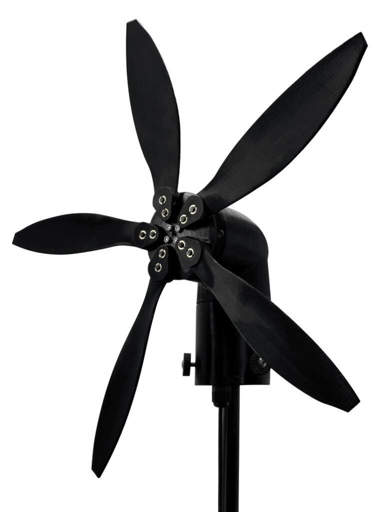 Micro Wind Turbine Portable Generator, for Beach, Camping, Tailgating, Backpacking, Easy to Setup, Made in USA Swivel