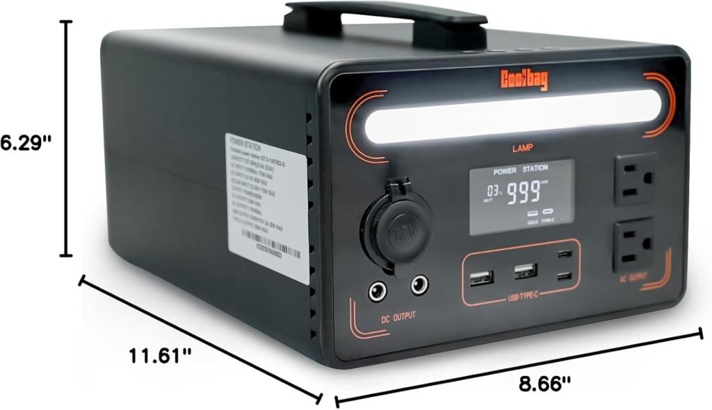 Portable Power Station Explorer 600, 560Wh Backup Lithium Battery, Solar Generator for Outdoors Camping Travel Hunting Blackout(Solar Panel Not Included)
