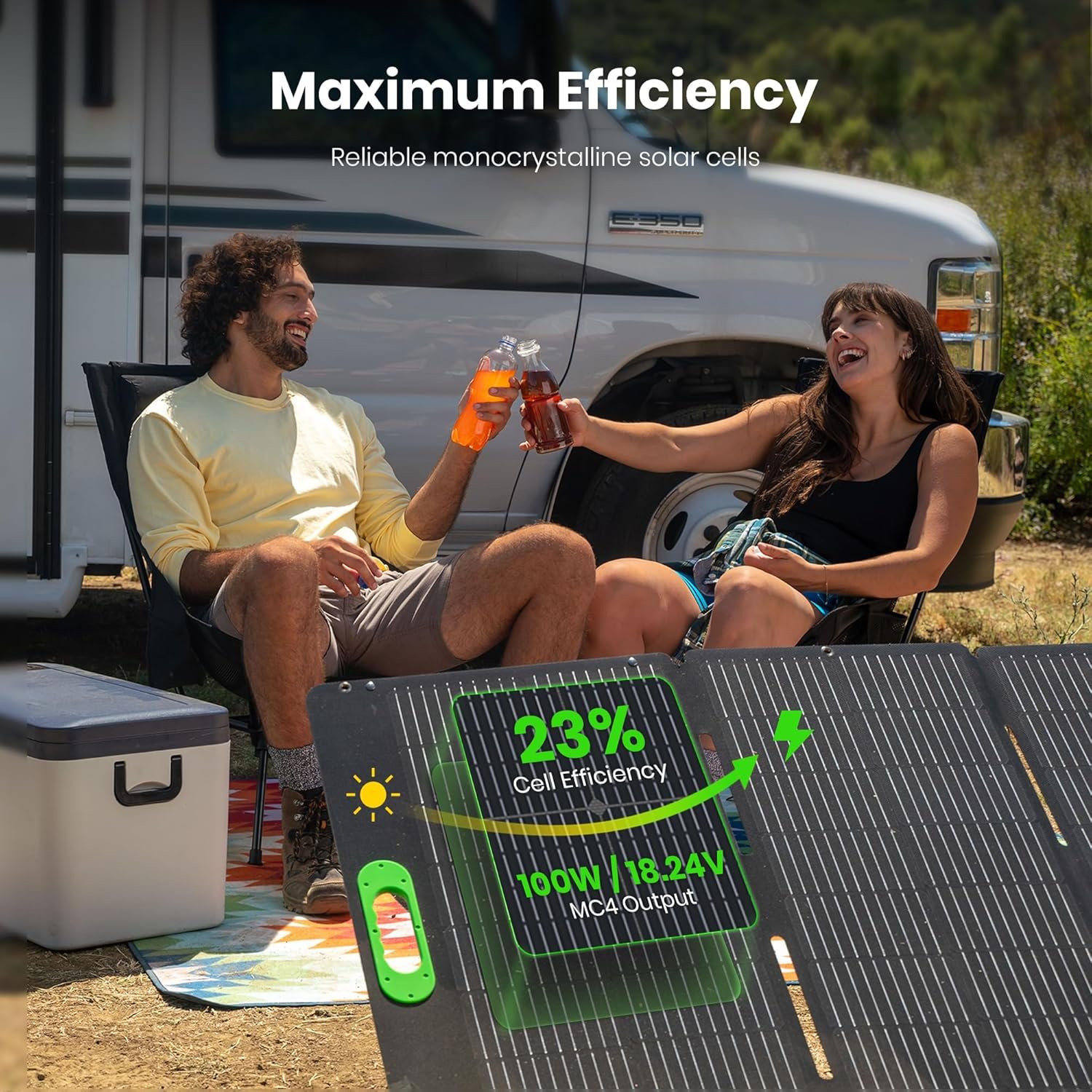 SP100 Foldable 100W Solar Panel Review - Top Outdoor Generators ...