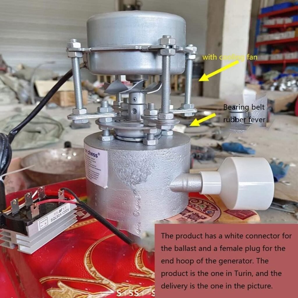 1000W Water Turbine Generator 220V Hydroelectric Power Generator High Power Micro Hydro Generator Outdoor Water Turbine for Camping