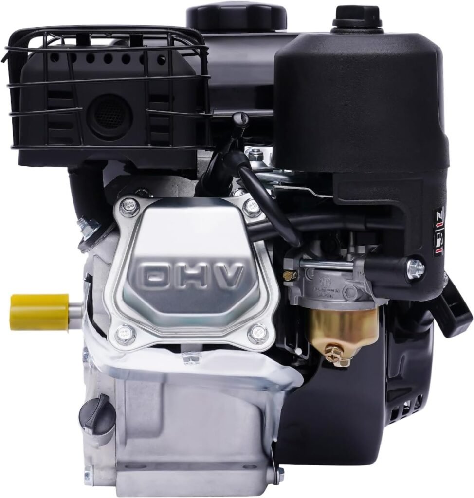 212CC Gas Powered Engine, 3000W 7.5HP Gas Engine Motor 0.95 Gal Small Go Kart Engine for Water Pumps, Lawnmowers, Minibikes 3600Rpm with Nylon Camshaft  Air Filter Pull Start