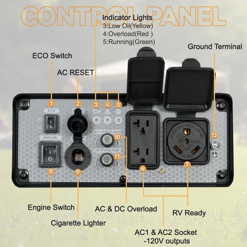 Portable Gas Generator 4000W