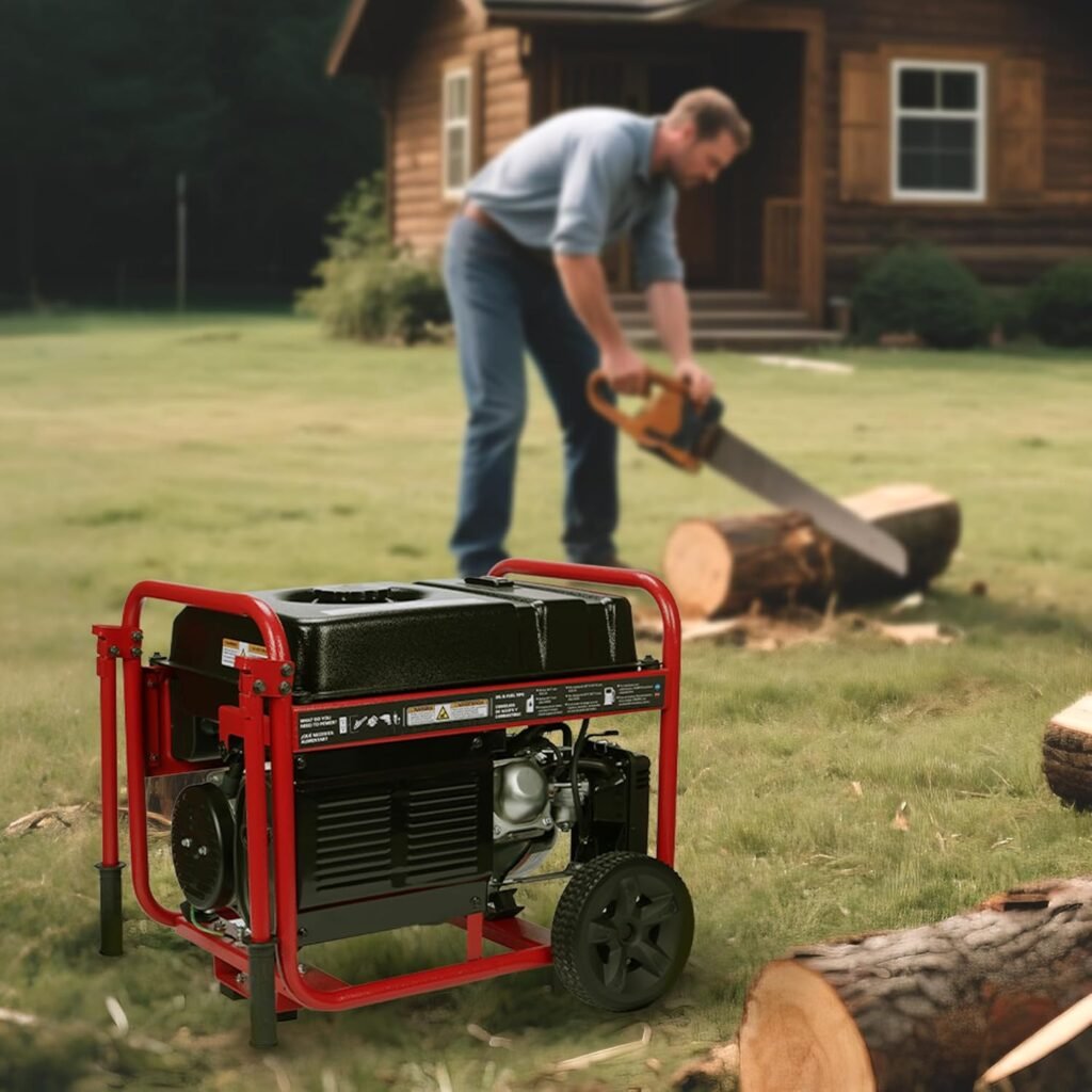 3500 Running Watts 4375 Peak Watt Portable Generator, Power Equipment Generator, RV Ready 30A Outlet, Gas Powered, CO Sensor 3500 Running Watts 4375 Peak Watt Portable Generator, Power Equipment Generator, RV Ready 30A Outlet, Gas Powered, CO Sensor