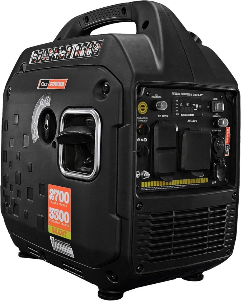 Flex Power® 3300i Silent Inverter Generator. 3300 watt | RVMP Flex Power 3300i | Hand Recoil | Silent Inverter | Portable Generator for RVs | Reliable and Clean Power Flex Power® 3300i Silent Inverter Generator. 3300 watt | RVMP Flex Power 3300i | Hand Recoil | Silent Inverter | Portable Generator for RVs | Reliable and Clean Power