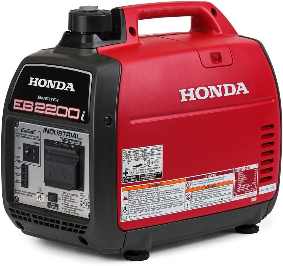 Honda EB2200iTAG 2200-Watt Super Quiet Portable Industrial Inverter Generator with CO-Minder
