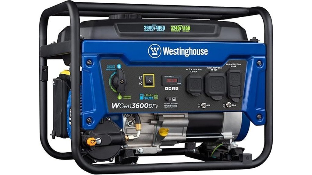 westinghouse 4650w dual fuel review