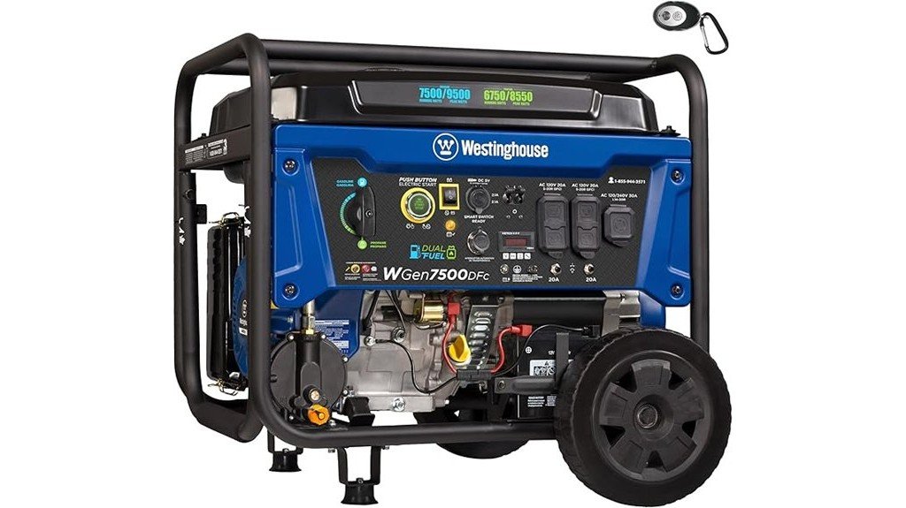 westinghouse 9500 peak watt