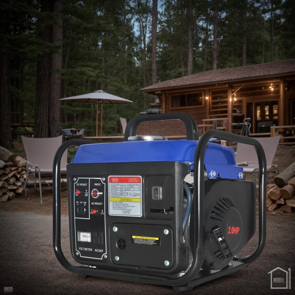 1200W Gas Powered Generator Energy, Small Portable Generator for Home Outdoor Power Equipment Use Camping Ultralight Lightweight, EPA Compliant 1200W Gas Powered Generator Energy, Small Portable Generator for Home Outdoor Power Equipment Use Camping Ultralight Lightweight, EPA Compliant