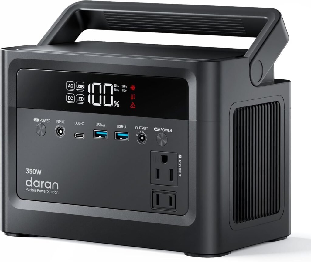 2026 Portable Power Station 1000W (Surge 2000W), 576Wh LiFePO4 Battery Solar Generator, Power Bank 110V Pure Sine Wave AC Outlet with PD 100W USB-C Fast Charging for Home Use, Hurricane Emergency, RVs