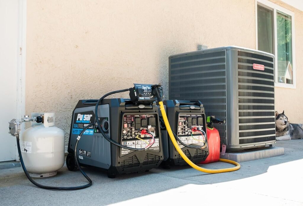 Pulsar 9500W Dual Fuel Portable Inverter Generator for Residential and Camping Use GD950BN