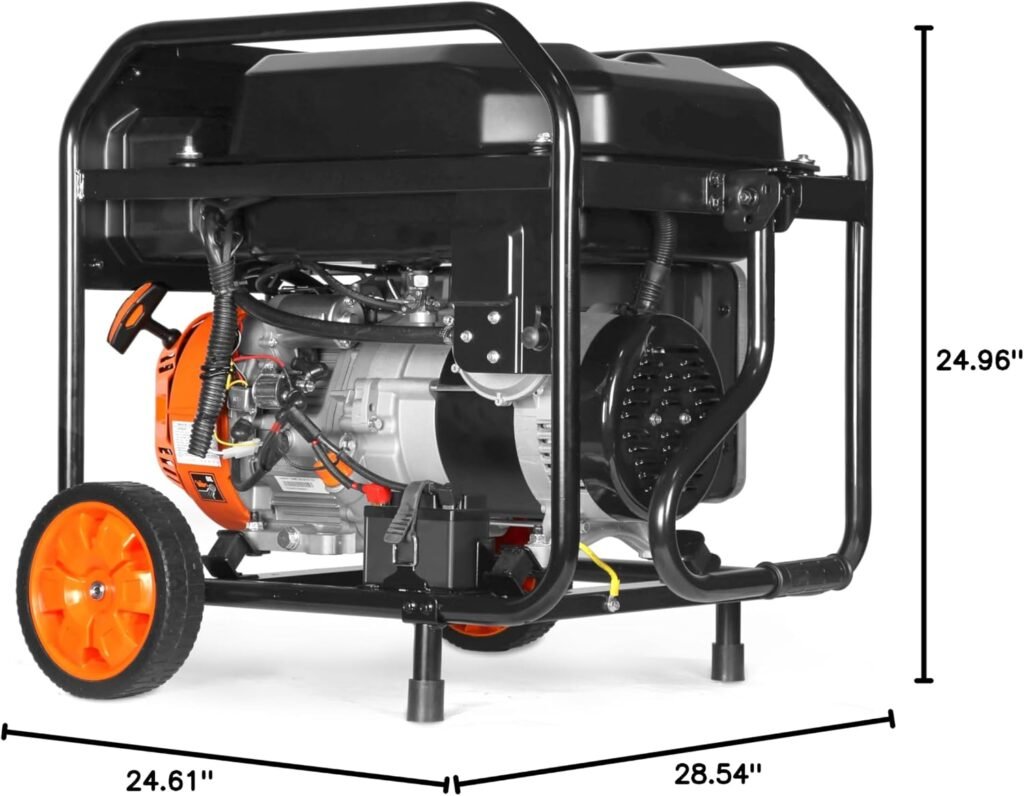 WEN 8000-Watt 120V/240V Dual Fuel Portable Generator, Electric Start, 340cc, Transfer-Switch and RV-Ready with CO Watchdog (DF8000X) WEN 8000-Watt 120V/240V Dual Fuel Portable Generator, Electric Start, 340cc, Transfer-Switch and RV-Ready with CO Watchdog (DF8000X)
