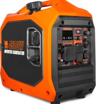 WEN 4500-Watt Inverter Generator, RV-Ready, Quiet, Portable, Gasoline Powered and Lightweight with Fuel Shut Off (56432i)