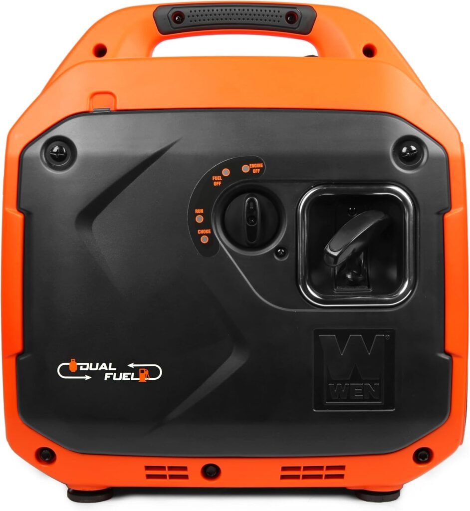WEN Quiet and Lightweight 3600-Watt Dual Fuel RV-Ready Portable Inverter Generator with Fuel Shut Off and CO Watchdog (DF360iX) WEN Quiet and Lightweight 3600-Watt Dual Fuel RV-Ready Portable Inverter Generator with Fuel Shut Off and CO Watchdog (DF360iX)