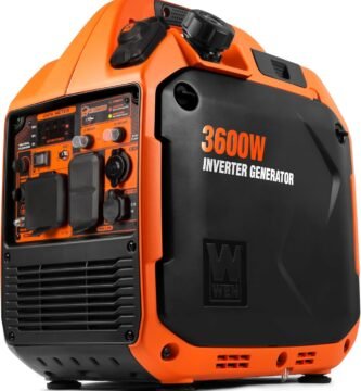 WEN Quiet and Lightweight 3600-Watt Dual Fuel RV-Ready Portable Inverter Generator with Fuel Shut Off and CO Watchdog (DF360iX)