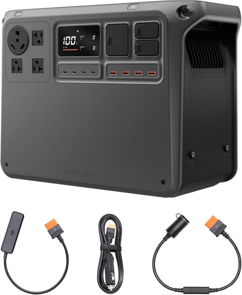 DJI Power 2000 Car Charging Combo, 2048Wh LFP Battery