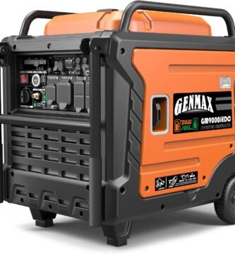 GENMAX Portable Generator, 9000W Super QuietDual Fuel Portable Engine with Parallel Capability, Remote/Electric Start, Ideal for Home backup power.EPA &CARB Compliant (GM9000iEDC)