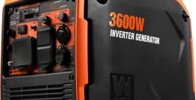 WEN 3600-Watt Portable Inverter Generator, RV-Ready, Quiet and Lightweight with Fuel Shut Off (56360i)